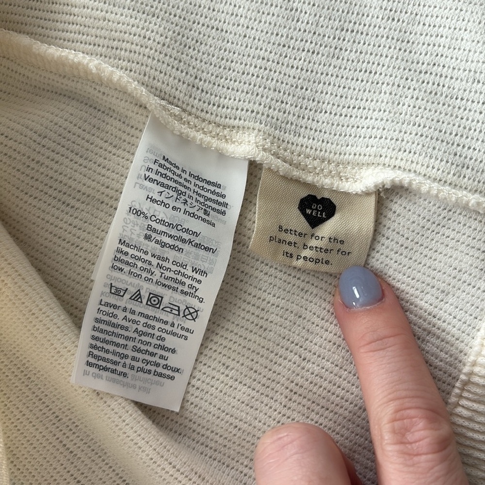 Madewell Cross Back Open Back Ribbed Tank Top - Picture 4 of 5